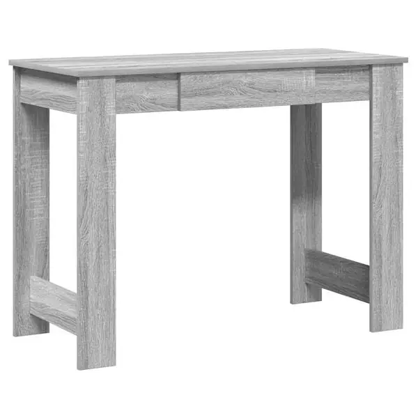 vidaXL Skrivbord grå sonoma 100x45x75 cm konstruerat trä Sänkt pris