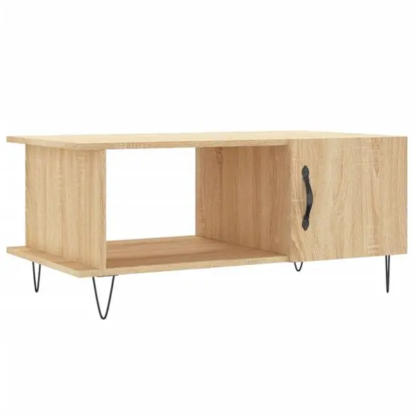 vidaXL Soffbord sonoma-ek 90x50x40 cm konstruerat trä Köp online