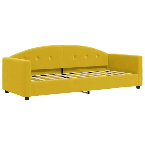 Kundfavorit vidaXL Dagbädd gul 80x200 cm sammet