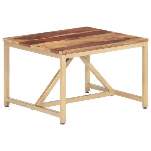 Trygg betalning vidaXL Sidobord 60x60x40 cm massivt trä