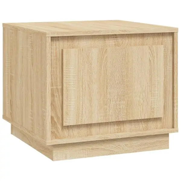 Kampanj vidaXL Soffbord sonoma-ek 51x50x44 cm konstruerat trä