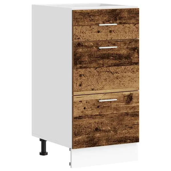 Kampanjpris vidaXL Underskåp &lLyon&r gammalt trä 40x46x81,5 cm konstruerat trä
