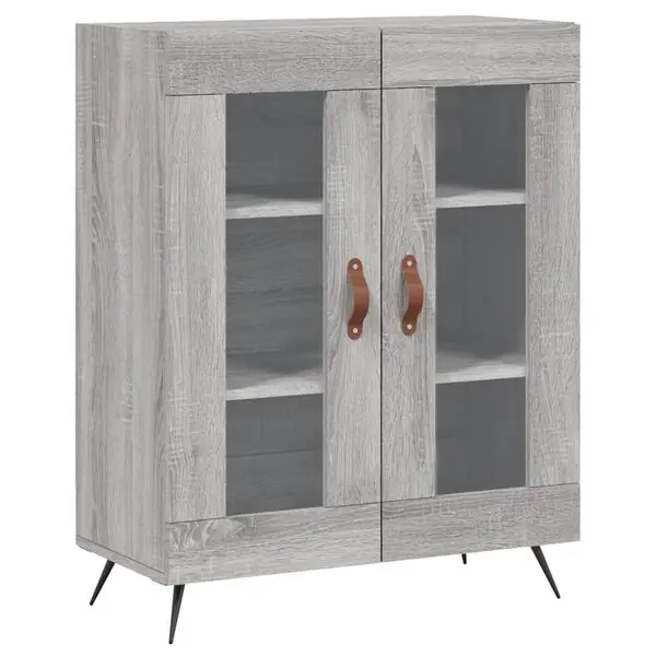 vidaXL Skänk grå sonoma 69,5x34x90 cm konstruerat trä Endast denna vecka