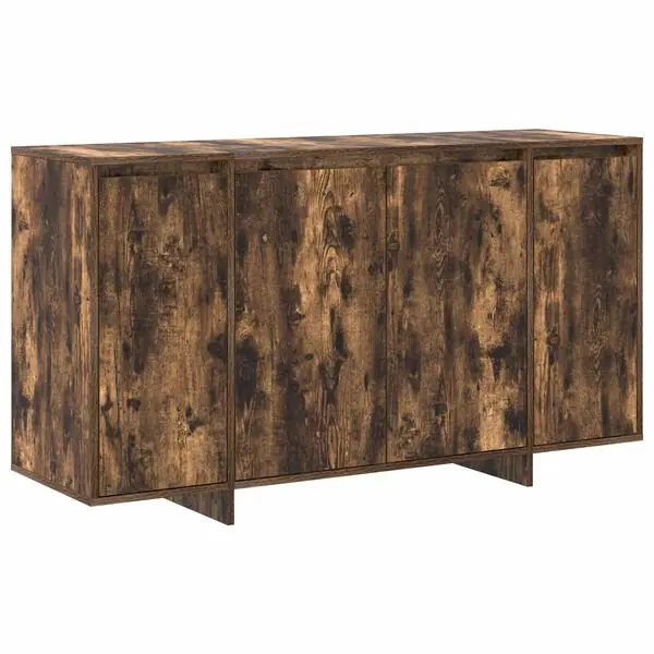 vidaXL Sideboard Rökt ek 135 x 41 x 75 cm Konstruerat trä Nedsatt pris