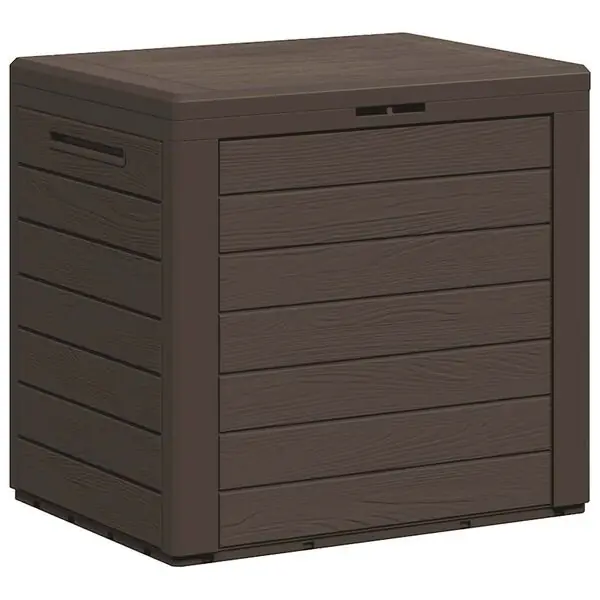 risnedsättning vidaXL Dynbox brun 58,5x46x55 cm polypropen