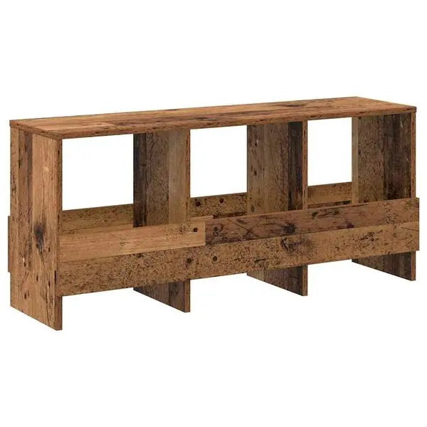 Trygg betalning vidaXL Tidningshylla Gammalt trä 102 x 30 x 45 cm