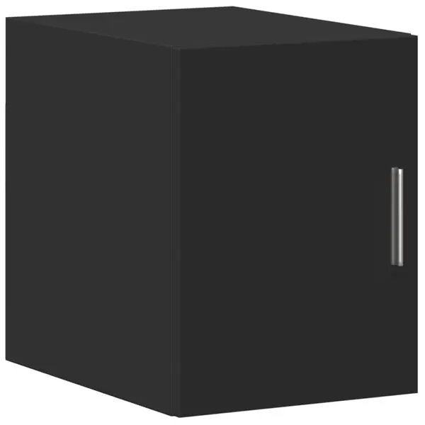 vidaXL Väggskåp svart 30x42,5x40 cm konstruerat trä risnedsättning