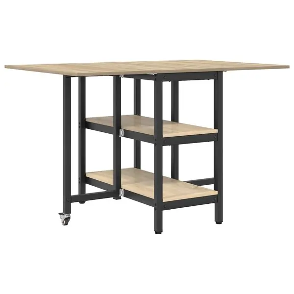 vidaXL Matbord 122 x 80 x 76,5 cm Konstruerat trä Sonoma-ek Sista chansen