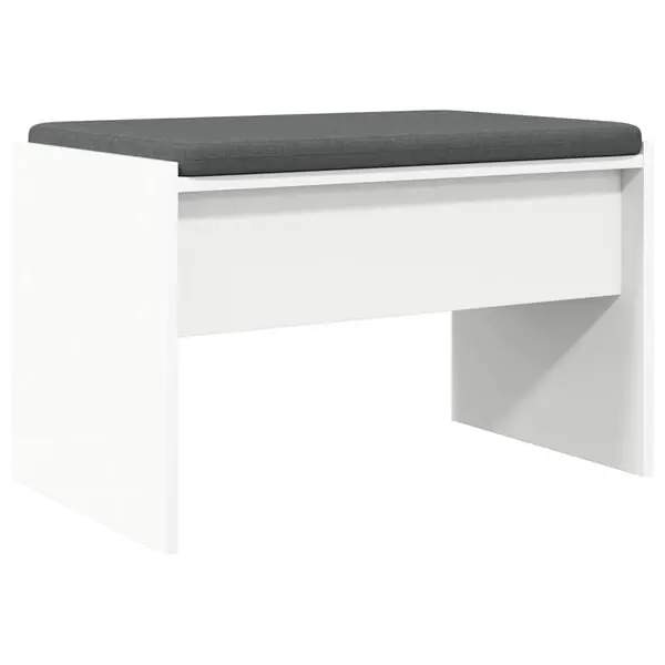 vidaXL Hallbänk med kudde Grå Sonoma 103 x 38 x 40 cm Reapris
