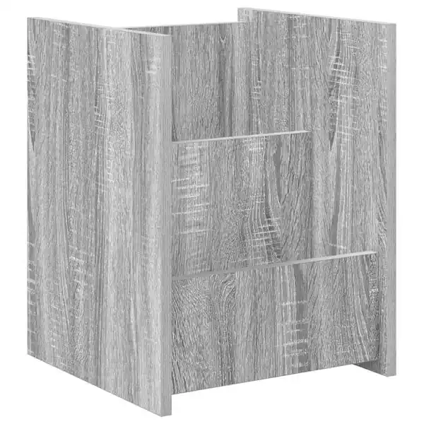 vidaXL Tidningshylla Grå Sonoma 35 x 35 x 45 cm Konstruerat trä risnedsättning