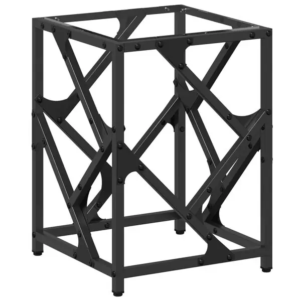 Köp nu vidaXL Soffbord med transparent glasskiva 30x30x41 cm stål