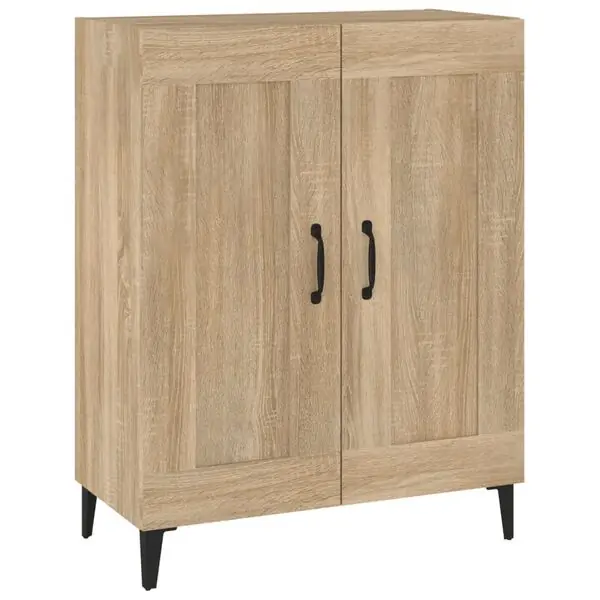 Kampanj vidaXL Skänk sonoma-ek 69,5x34x90 cm konstruerat trä