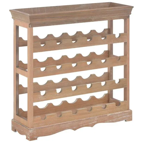 Endast denna vecka vidaXL Vinskåp brun 70x22,5x70,5 cm MDF