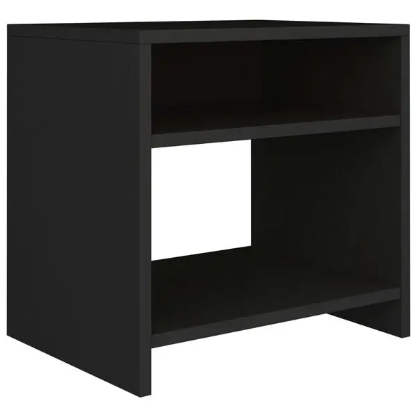 vidaXL Sängbord svart 40x30x40 cm konstruerat trä Erbjudande
