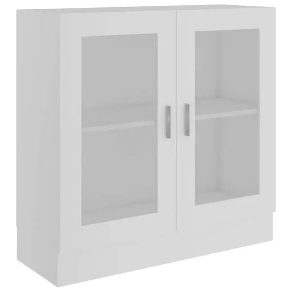 Kampanjpris vidaXL Vitrinskåp vit 82,5x30,5x80 cm konstruerat trä