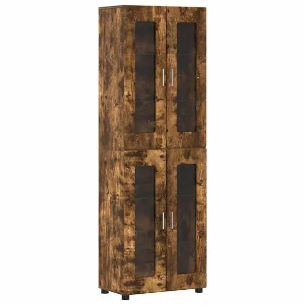 Erbjudande vidaXL Skåp med hylla FLORIN Rökt ek 60 x 35 x 182 cm Konstruerat trä