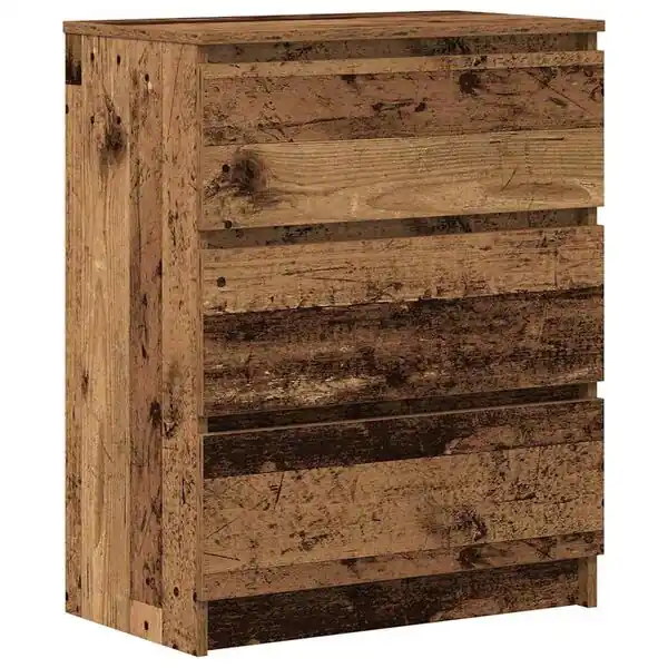Nyhet vidaXL Byrå åldrat trä 60x35x76 cm konstruerat trä