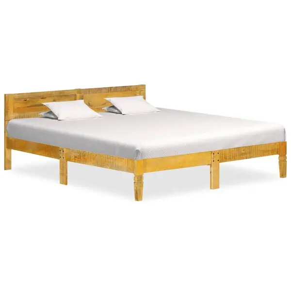 vidaXL Sängram utan madrass massivt mangoträ 180 cm Outlet