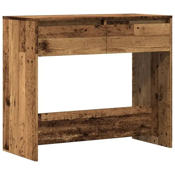 vidaXL Avlastningsbord åldrat trä 89x41x76,5 cm konstruerat trä Premium