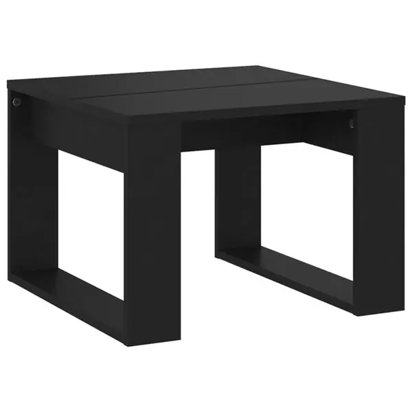 Köp nu vidaXL Sidobord svart 50x50x35 cm konstruerat trä