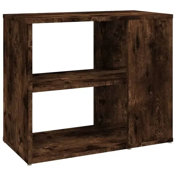 vidaXL Sidoskåp rökfärgad ek 60x30x50 cm konstruerat trä Köp online