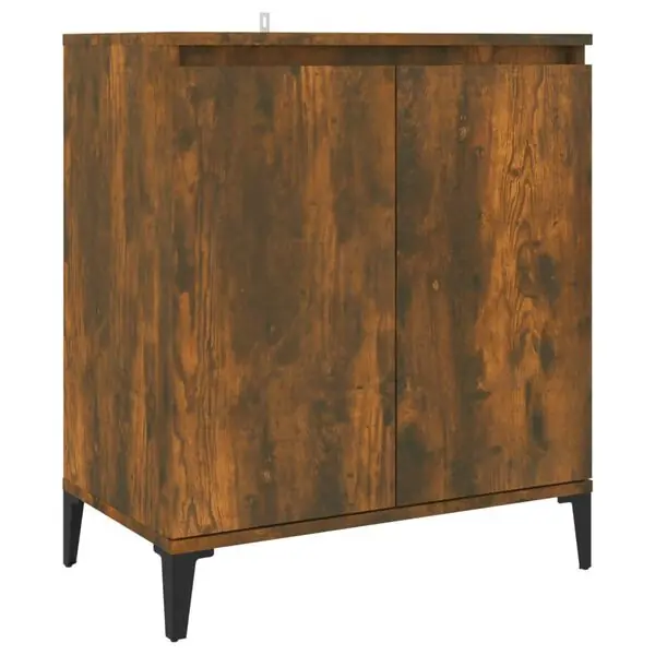 vidaXL Skåp rökfärgad ek 60x35x70 cm konstruerat trä Kampanj