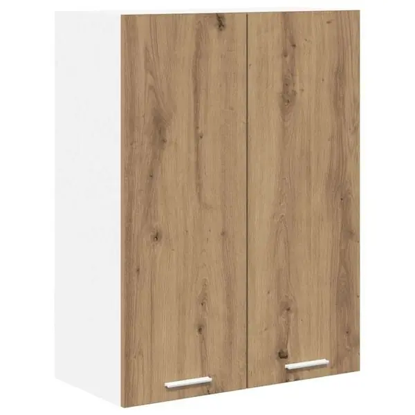 vidaXL Hängande skåp Artisan Ek 60 x 31 x 80 cm Konstruerat trä risnedsättning
