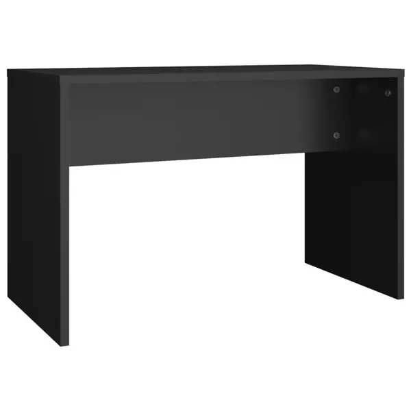 Rea vidaXL Sminkpall svart 70x35x45 cm konstruerat trä