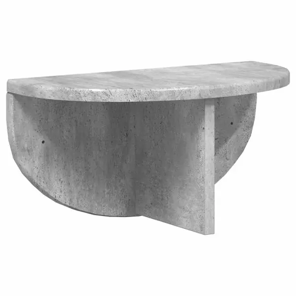 Nyhet vidaXL Vägg hylla Betonggrå 38 x 19 x 19 cm Konstruerat trä