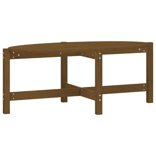 Extra rabatt vidaXL Soffbord honungsbrun 118x63x45 cm massiv furu