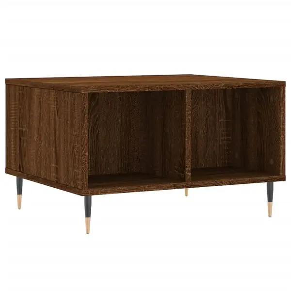 vidaXL Soffbord brun ek 60x50x36,5 cm konstruerat trä Endast denna vecka
