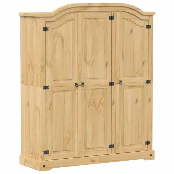 Kundfavorit vidaXL Garderob Corona 151,5x52x186 cm massiv furu