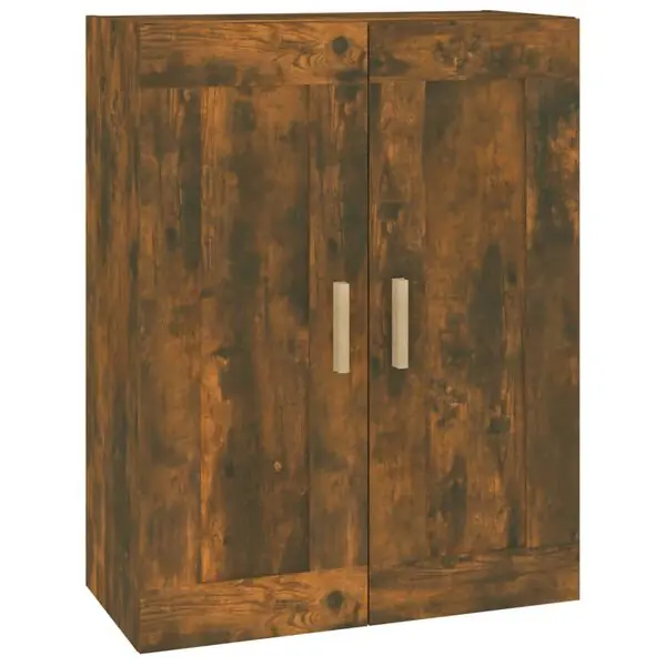 vidaXL Väggskåp rökfärgad ek 69,5x32,5x90 cm konstruerat trä Sänkt pris