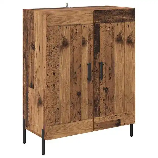 vidaXL Sideboard Gammalt trä 69,5 x 34 x 90 cm Outlet