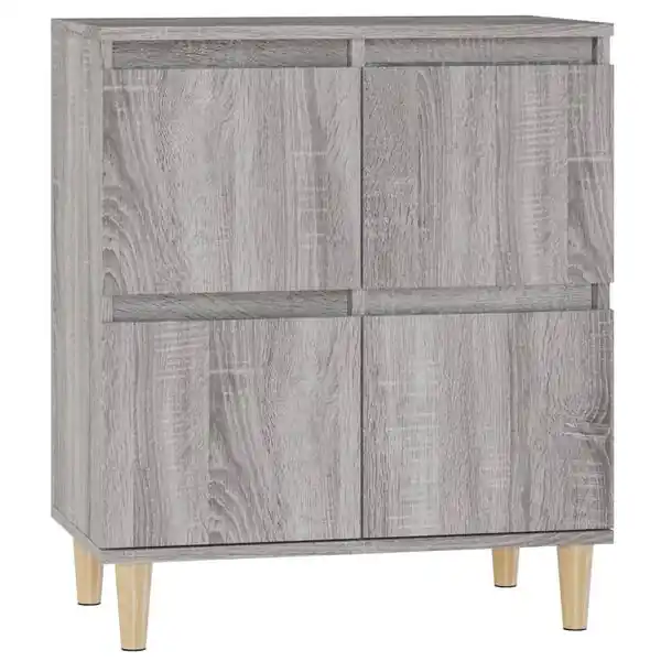 Premium vidaXL Byrå grå sonoma 60x35x70 cm konstruerat trä