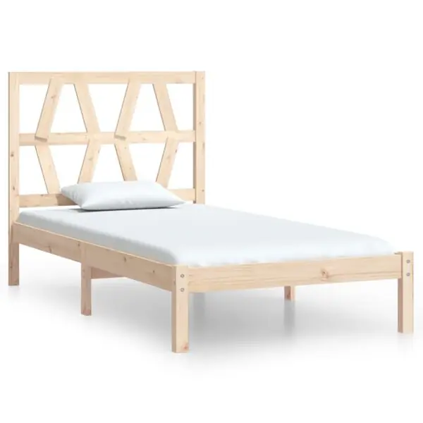 Reapris vidaXL Sängram massivt trä 75x190 cm