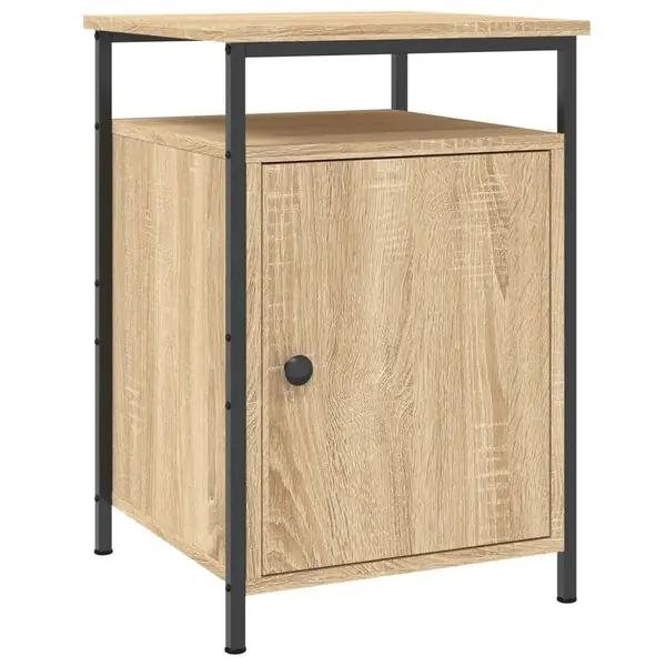 vidaXL Sängbord sonoma-ek 40x42x60 cm konstruerat trä Populärt val