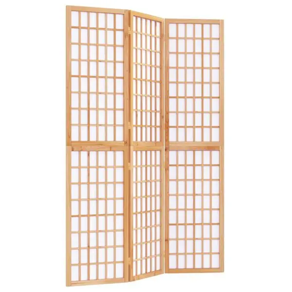 vidaXL Rumsavdelare med 3 paneler japansk stil 120x170 cm Trygg betalning