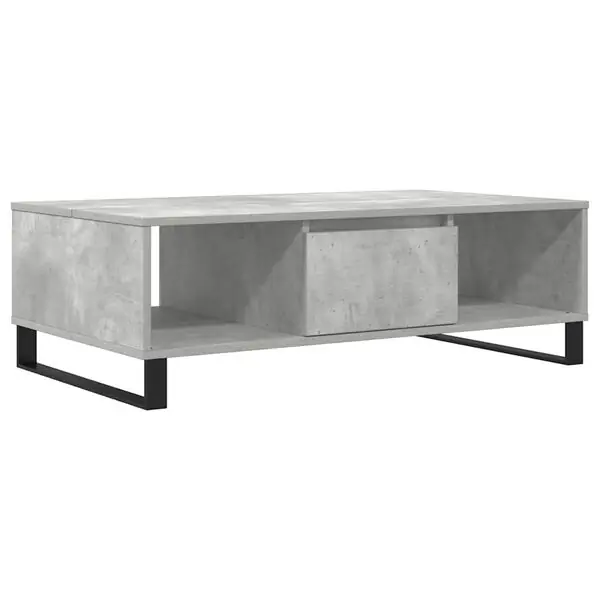 vidaXL Soffbord betonggrå 104x60x35 cm konstruerat trä Billig