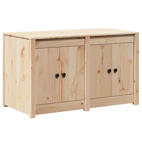 vidaXL Köksskåp MEPPEL Brun Ek 106 x 55 x 64 cm Massivt tallträ Begränsat antal