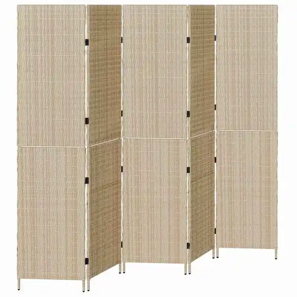Rabatter vidaXL Rumsavskiljare Beige 242 x 180 cm konstrotting