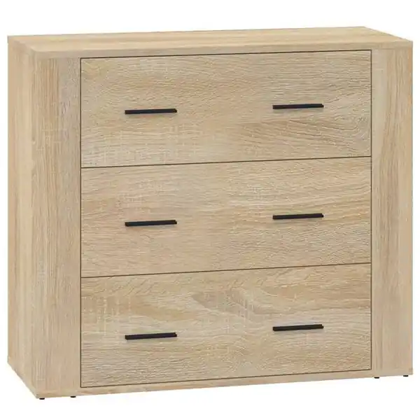 vidaXL Skänk sonoma-ek 80x33x70 cm konstruerat trä Endast denna vecka