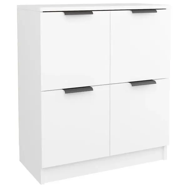 vidaXL Skänk vit 60x30x70 cm konstruerat trä Lägg i varukorgen