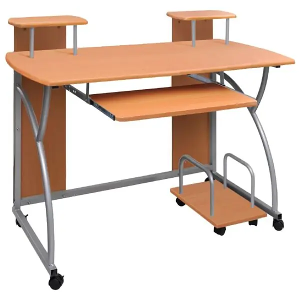 Kampanj vidaXL Datorbord brun 110x52x88,5 cm konstruerat trä