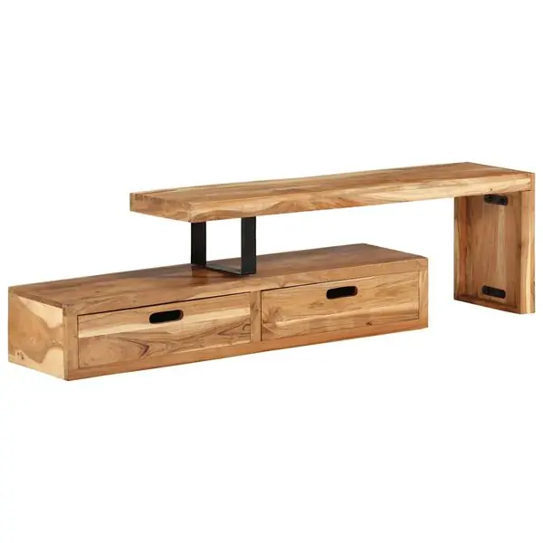 Populärt val vidaXL TV-bänk (118-200) x 30x40 cm massivt trä akacia