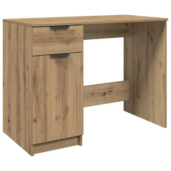 vidaXL Skrivbord artisan ek 100x50x75 cm konstruerat trä Säker betalning