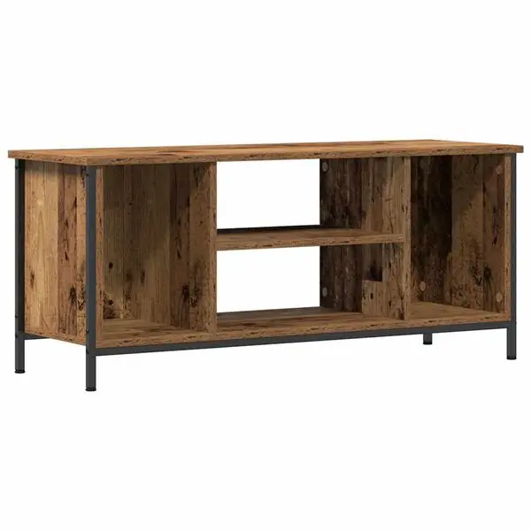 vidaXL TV-skåp Gammalt trä 102 x 35 x 45 cm Konstruerat trä risnedsättning
