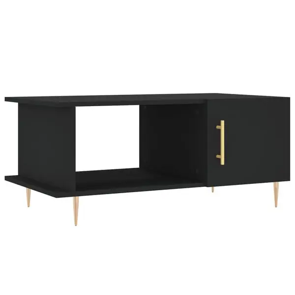 Erbjudandepris vidaXL Soffbord svart 90x50x40 cm konstruerat trä
