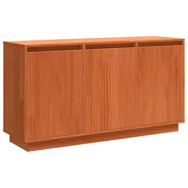 vidaXL Sideboard Brun Ek 111 x 34 x 60 cm Massiv furu Sista chansen