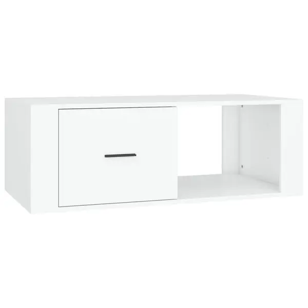 vidaXL Soffbord vit 100x50,5x35 cm konstruerat trä Begränsat erbjudande